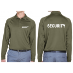 Custom Security Tactical Performance Longsleeve Polo